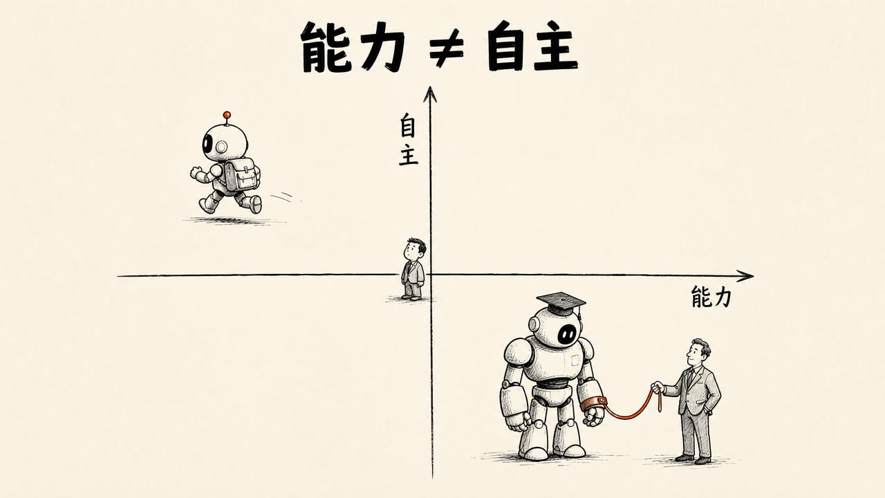 能力 ≠ 自主