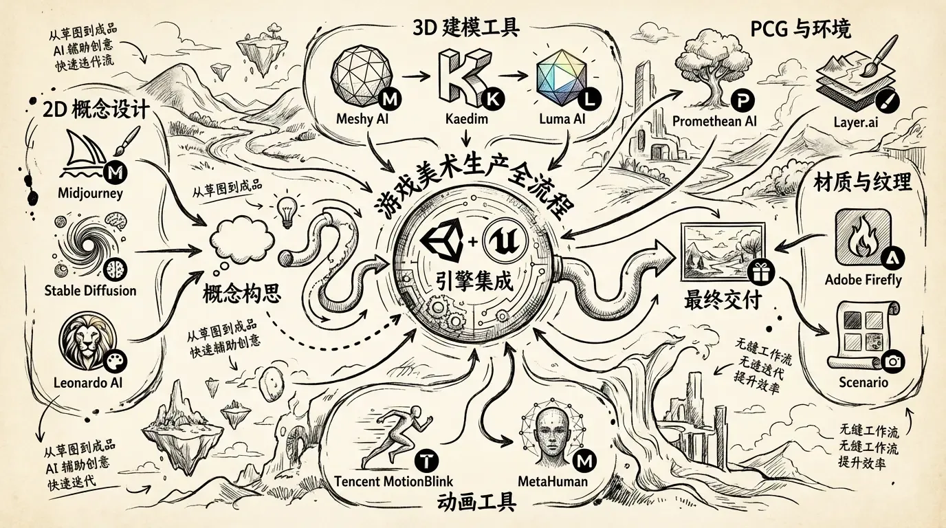 AI工具全景生态图